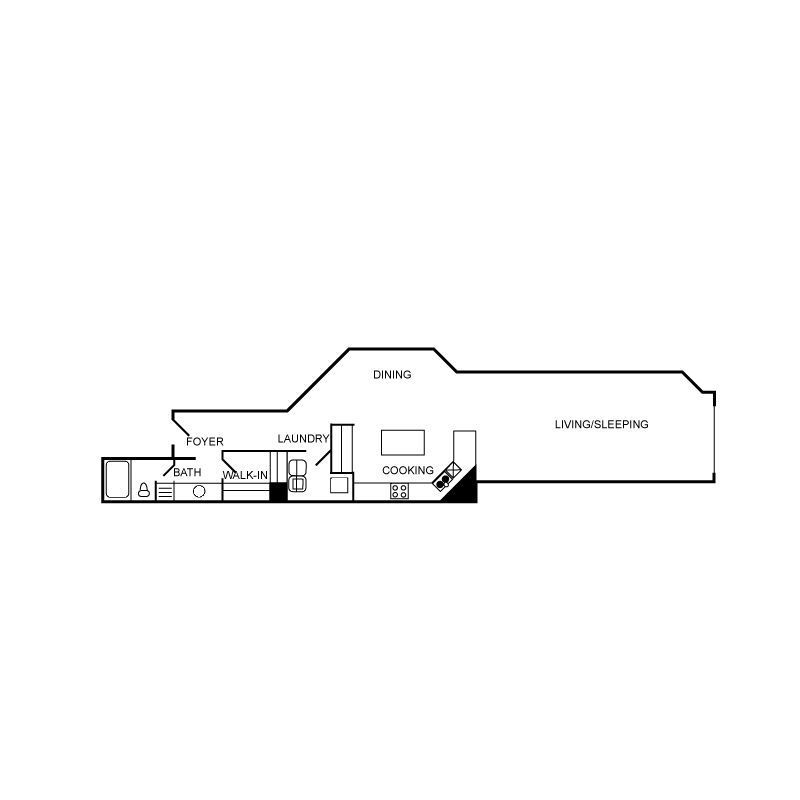 Floor plan layout diagram for a02